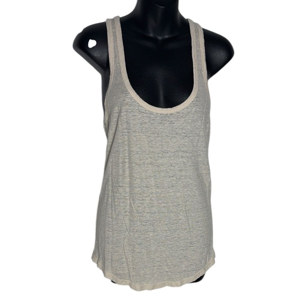 Isabel marant etoile women’s large 100% linen textured ribbed knit tank top